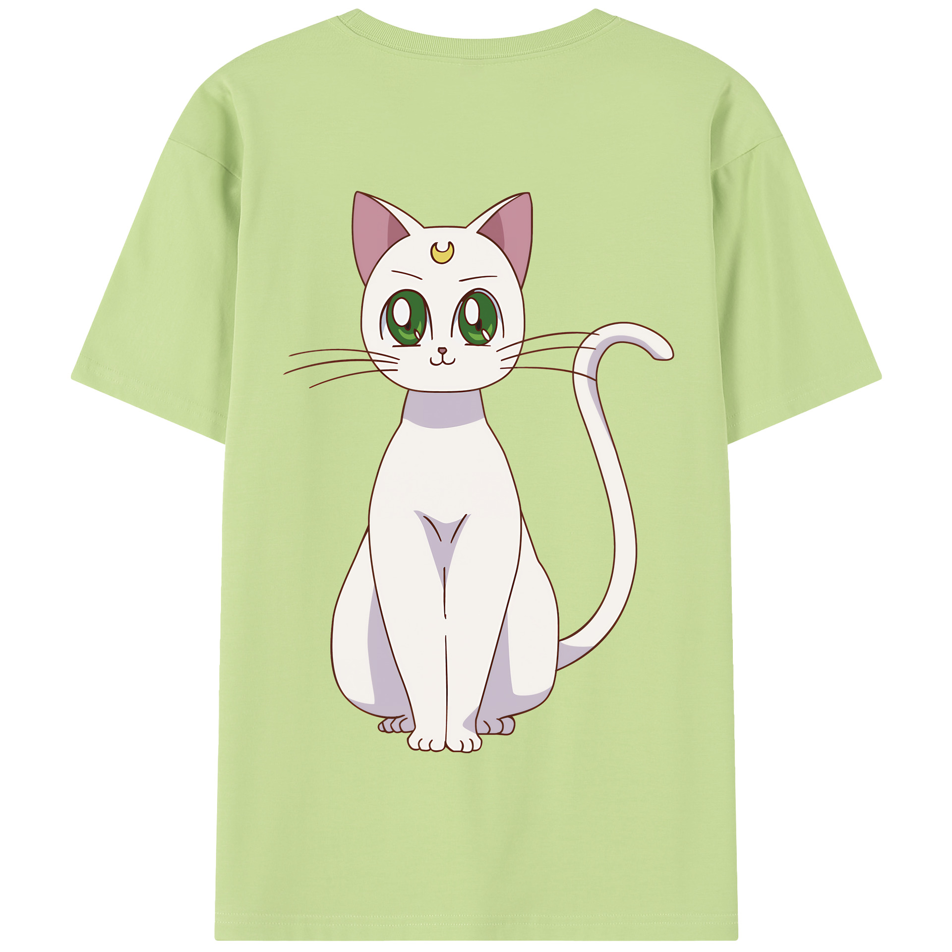 （画像用） 美少女戦士セーラームーン Sailor Moon 綿100％半袖Tシャツ（背面プリント）